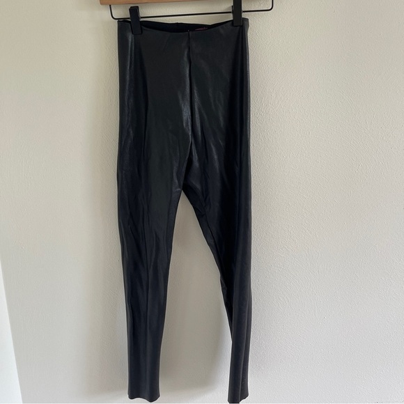 COMMANDO Faux Leather Leggings Black Small - Picture 2 of 7